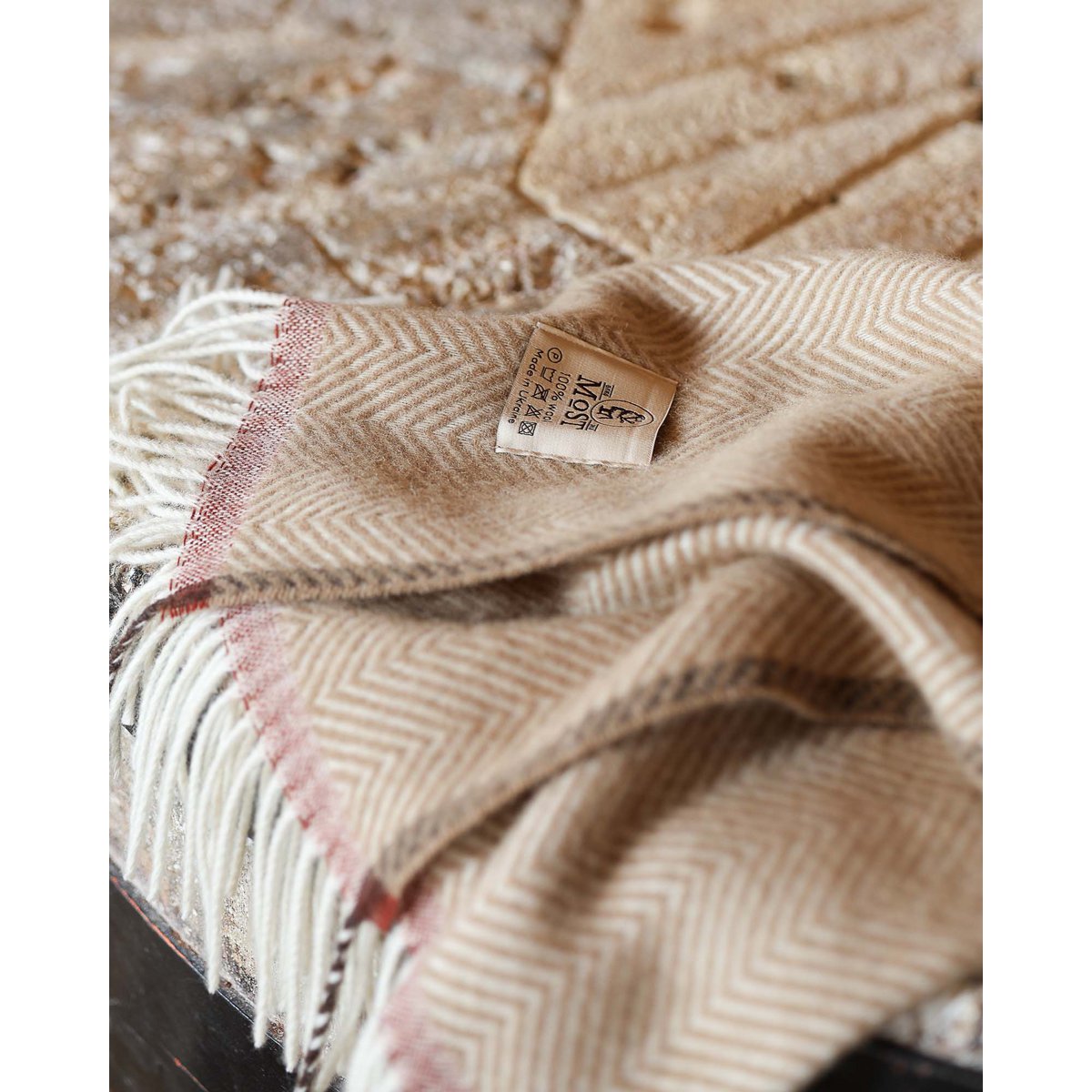 Wolldecke Denver Crema