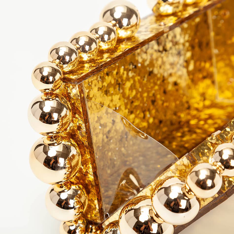 Saint Tropez Diamond 18 Karat Gold Karat Abendtasche