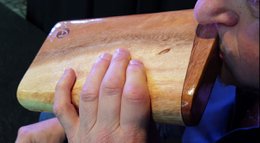 Compacte box didgeridoo inclusief Ikat draagtas | Meditatie didgeridoo | Geschikt voor thuisstudie