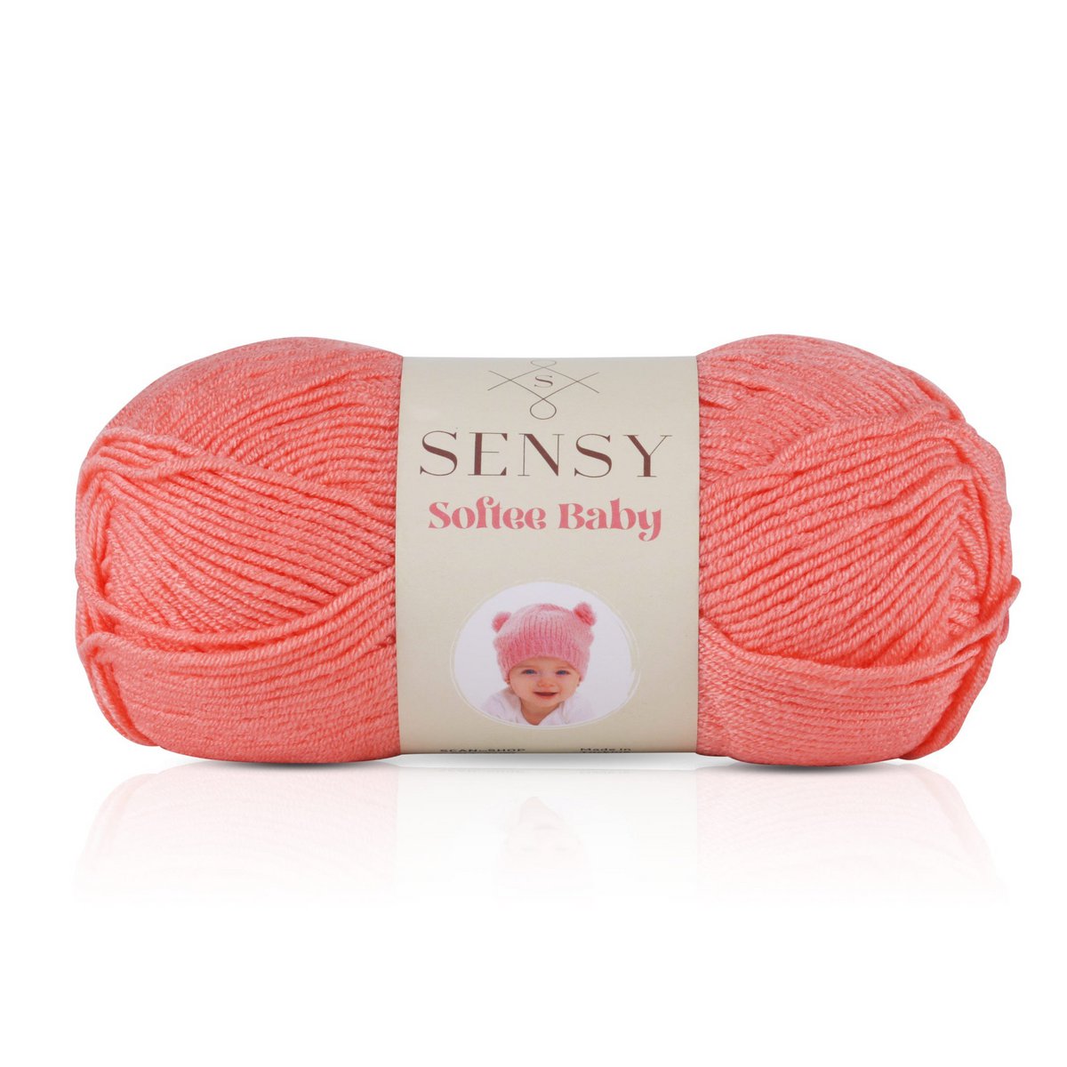 Sensy Softee Baby Yarn, 3.5 oz, 275 Yards, Gauge 3 Light
