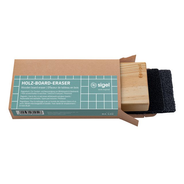 Bordwisser Sigel hout 13x6x2cm
