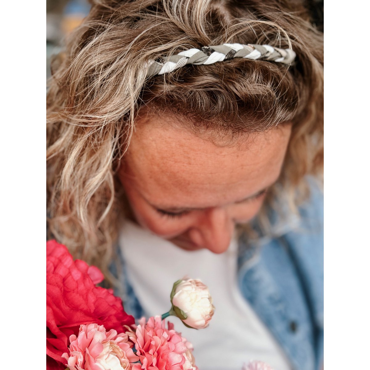 Collana Bandana "Beige caldo"