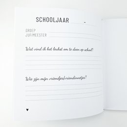 Skolefoto udfyldningsbog - 12 års skolebilleder