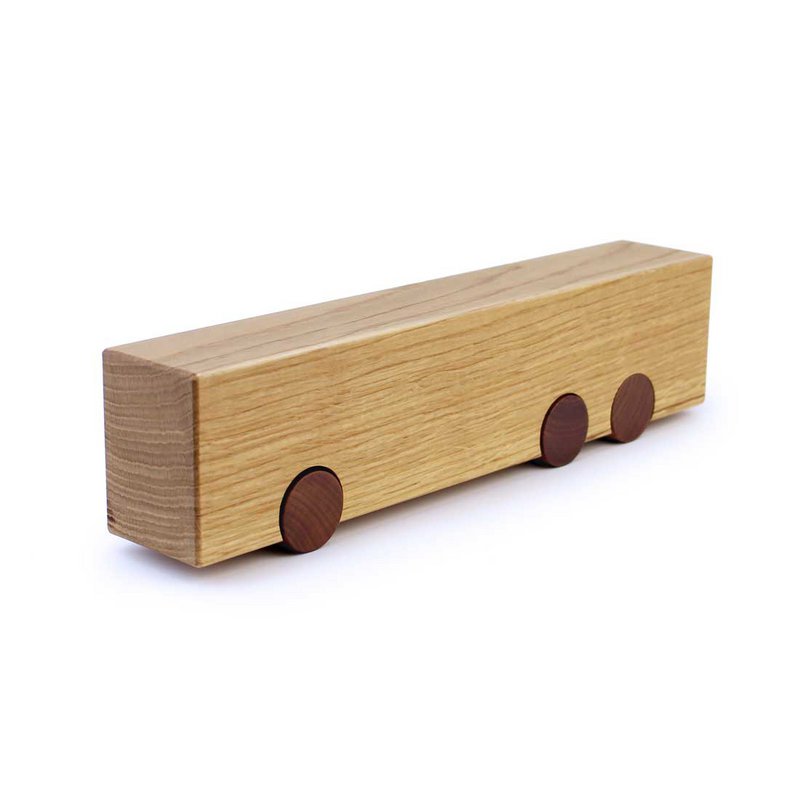 Wooden Bus - Lex Pott - 'Solid Cars Series' - Solid oak 