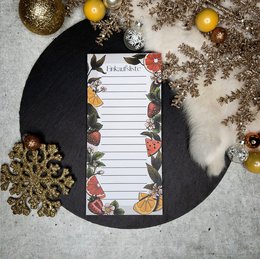 Købmandsliste - Notesblok