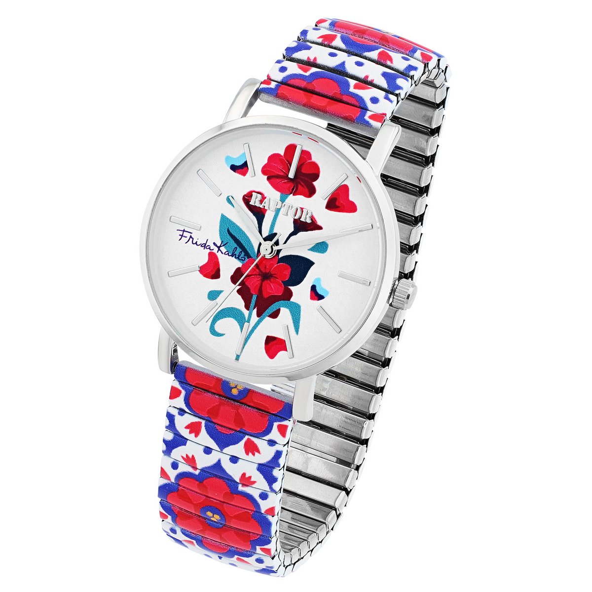 Reloj de pulsera Raptor para mujer "Frida Kahlo Edition" con cordón