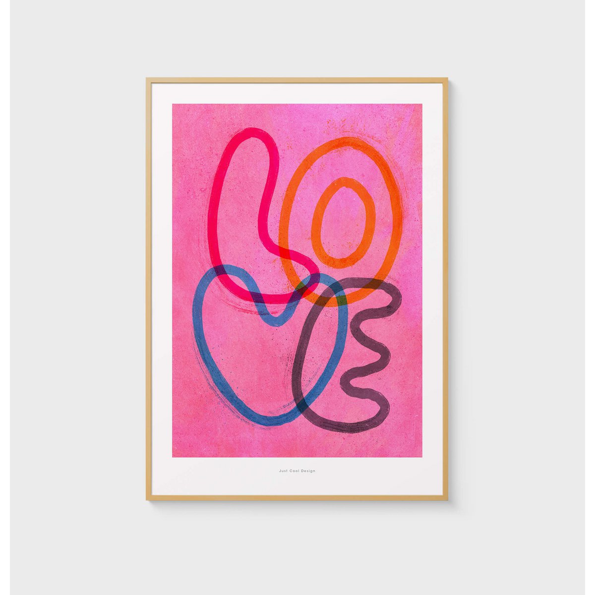 A5 Liefde | Typografie Poster Art Print