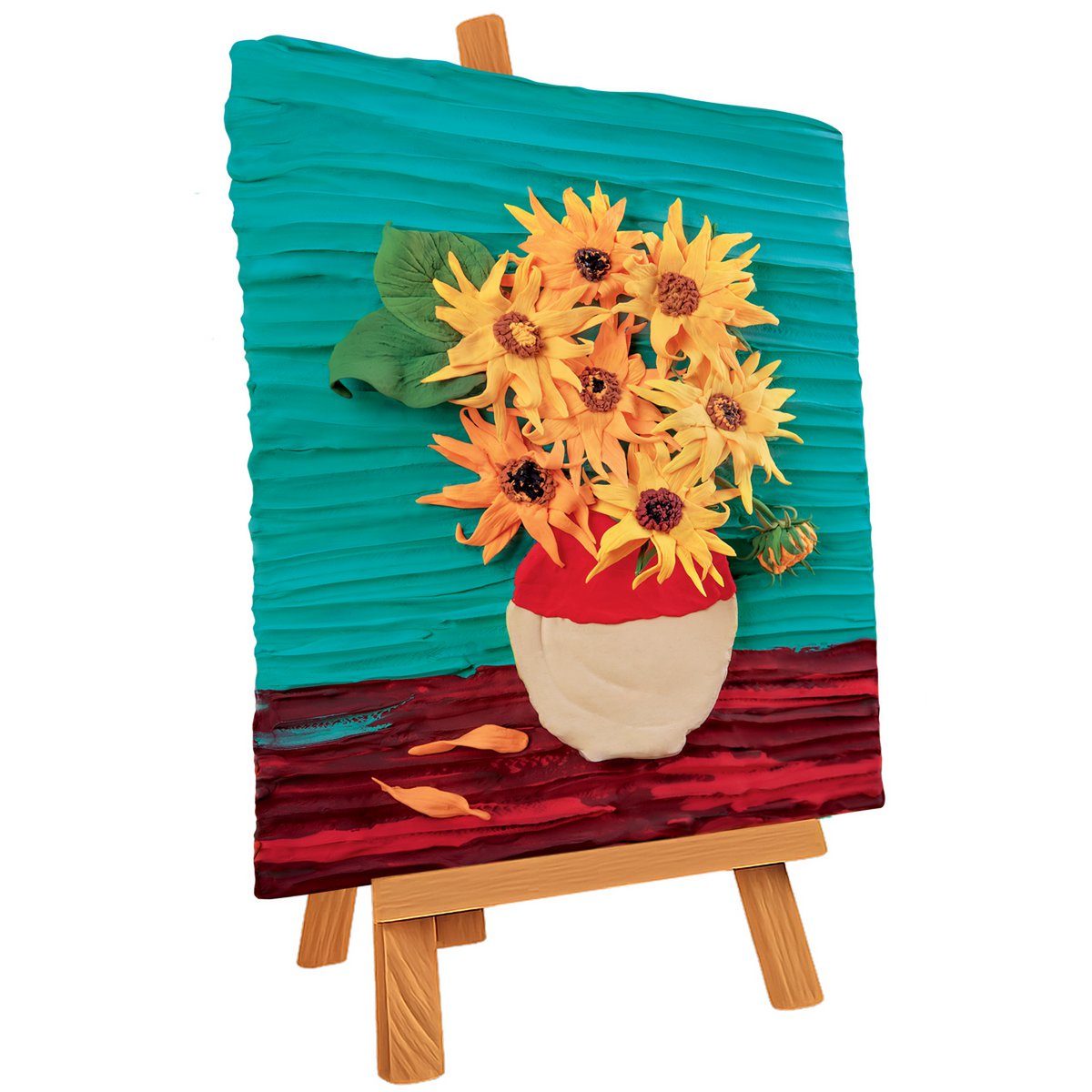 Okto Sensory Art 3D Painting - Masterpiece - Sunflowers, Vincent Van Gogh