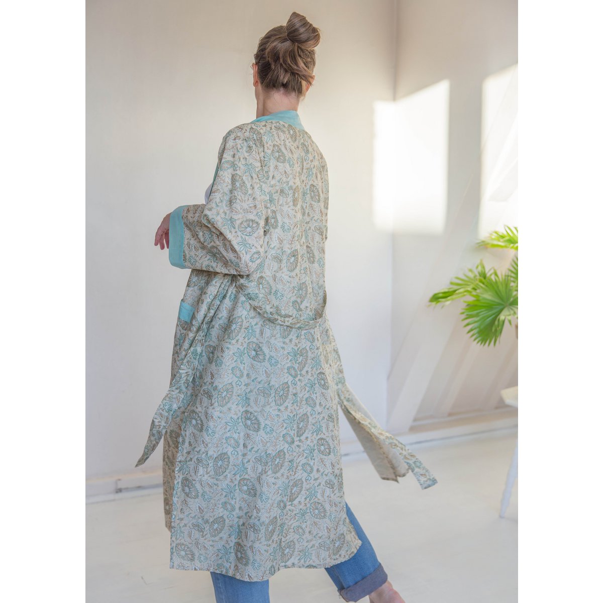 Kimono 'Else' Beige, Mer & Or