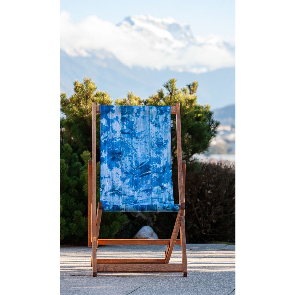 Transat chilienne - bois massif - toile amovible – Design by Gilles Giacomotti