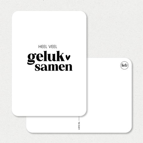 Kaart | Veel geluk samen