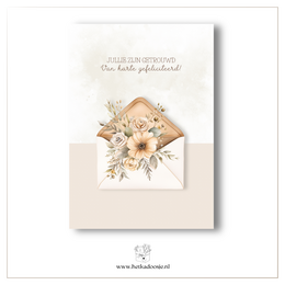 Enveloppe mariage - félicitations