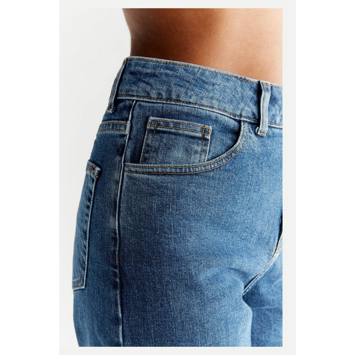 WN1009-231 | Damski fason Mom Fit – Lapis Blue