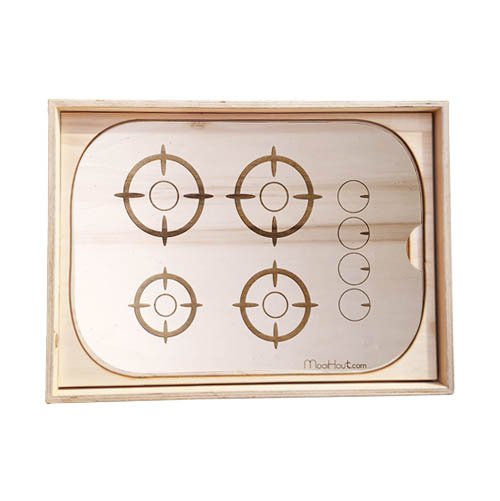 Scatola da gioco in legno INSERTO Gioco puro - Fatto a mano