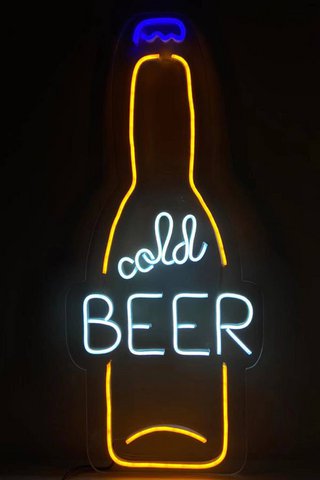 Cold Beer Neon Light Large Size
