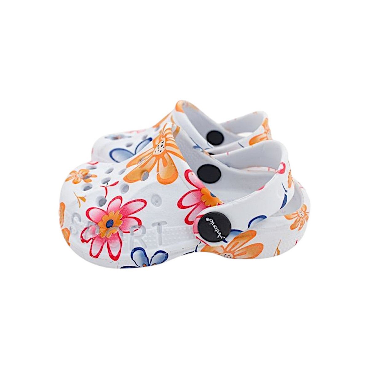Baby & children Clogs with flower pattern »Cheap children's shoes» Children's bathing flaps »Shoes for babies & toddlers» flip-flops with straps and cut-outs