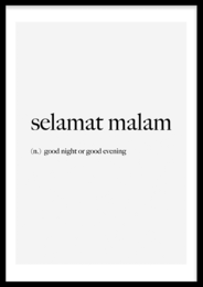 Selamat malam