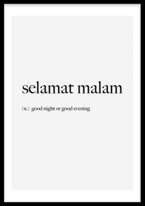 Selamat malam