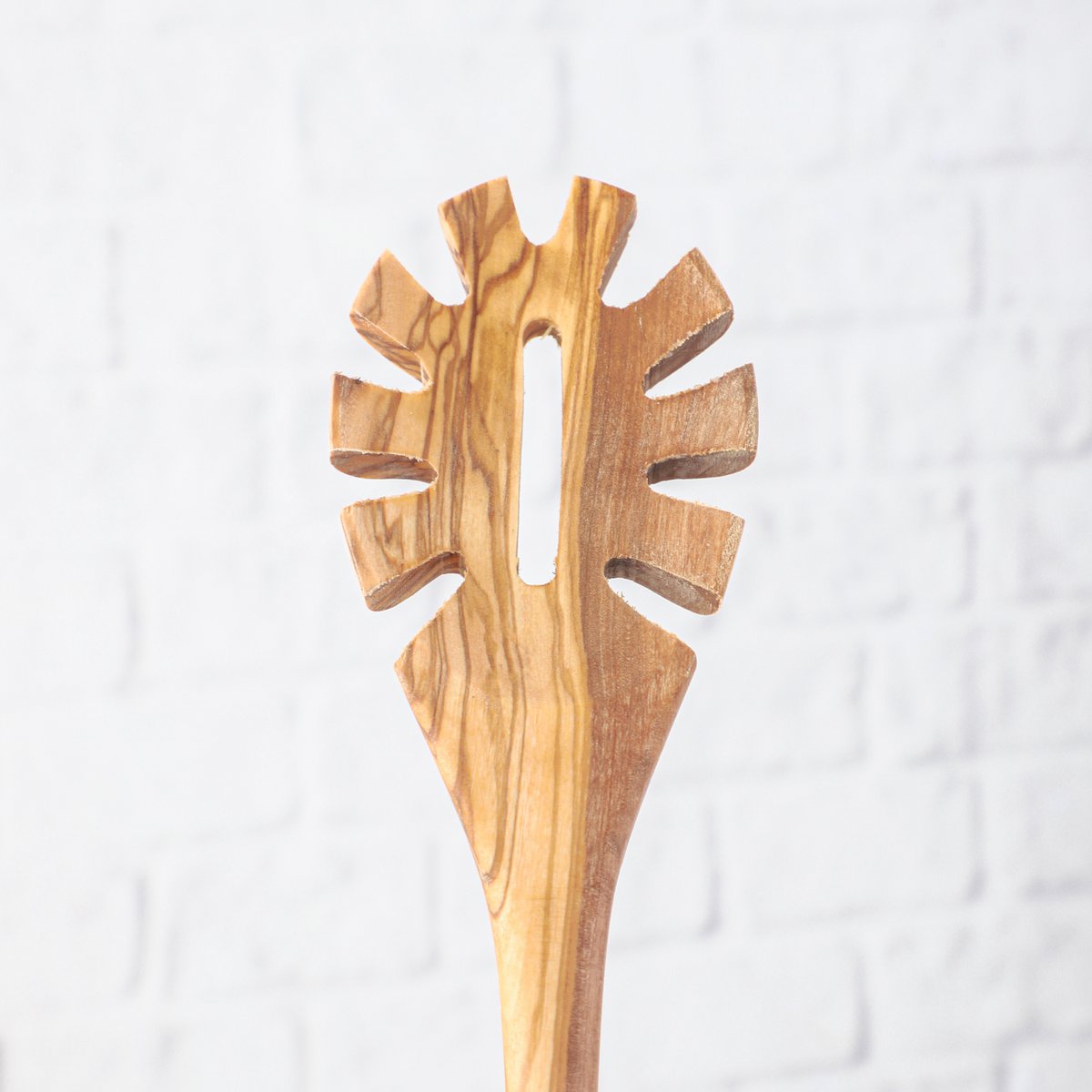 Handmade Olive Wood Pasta Server | Wooden Spaghetti Spoon