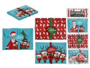 Geschenkumschlag für Geld, 3er-Set,
