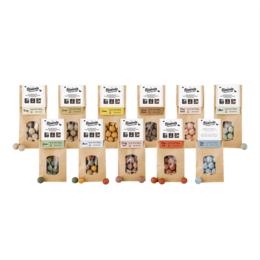Sachet Kraft 10 Pièces Bombe de Graines - Poudre Rose
