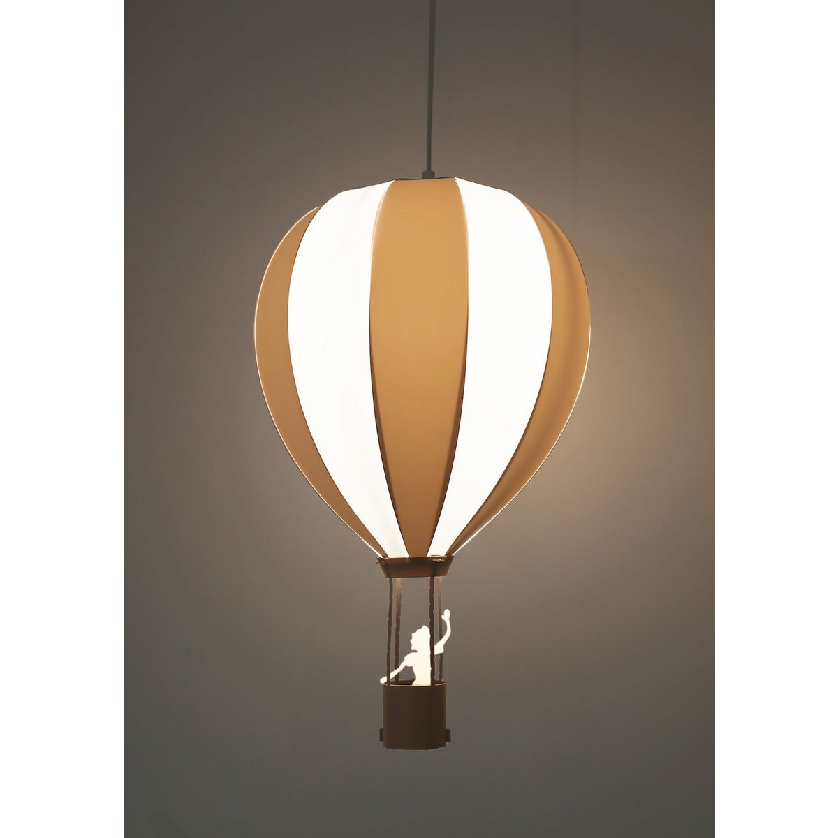 PALLONCINO GRIGIO DELLA LAMPADA A SOSPENSIONE PER BAMBINI