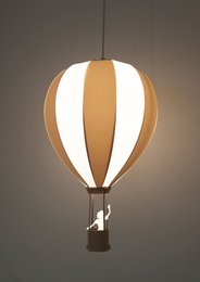 BØRNENS HÆNGELAMPE GRÅ BALLON
