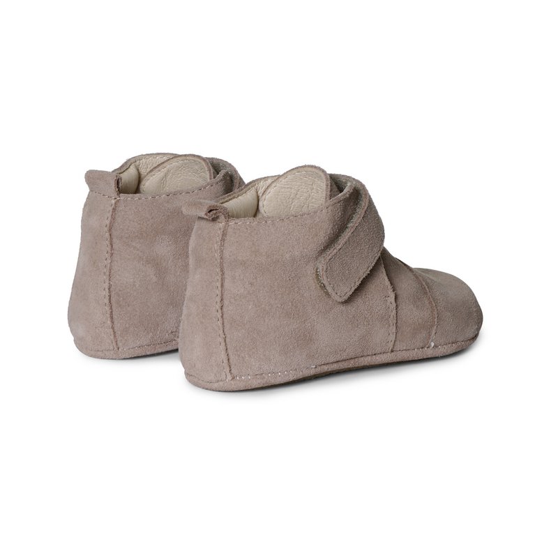 Klassische Wildlederstiefel - Taupe