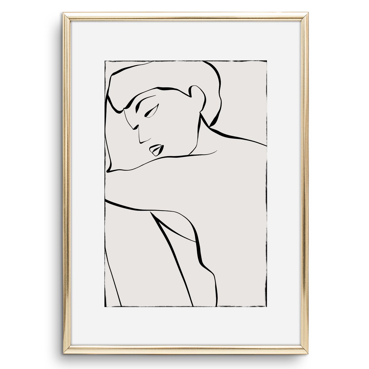 Poster: Thoughtful Woman