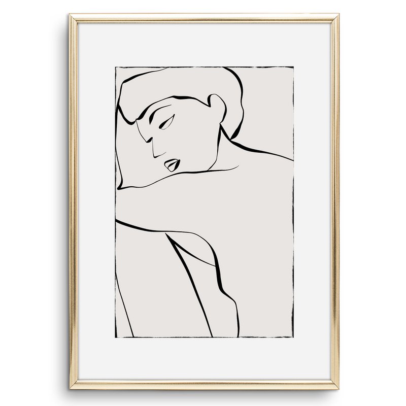 Poster: Thoughtful Woman