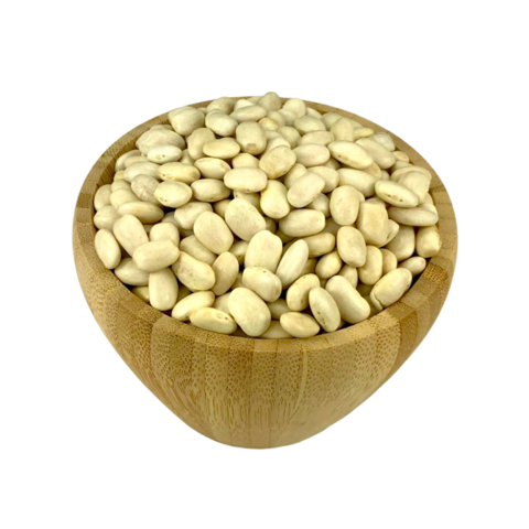 Biologische witte bonen in bulk