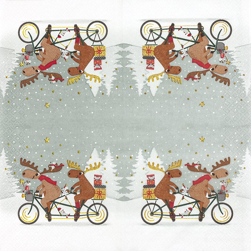 Lunch-Servietten Tandem Moose