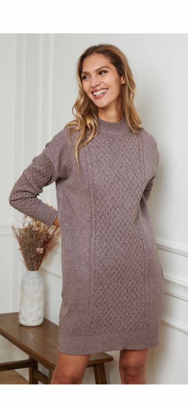 Abito maglione lavorato a maglia 8729