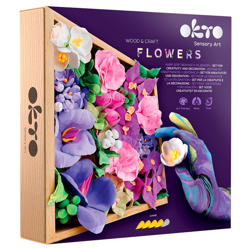 Okto Sansekunst Træ Og Håndværk - Blomster - Inspiration