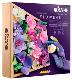 Okto Sensory Art Wood And Craft - Flowers - Inspiration