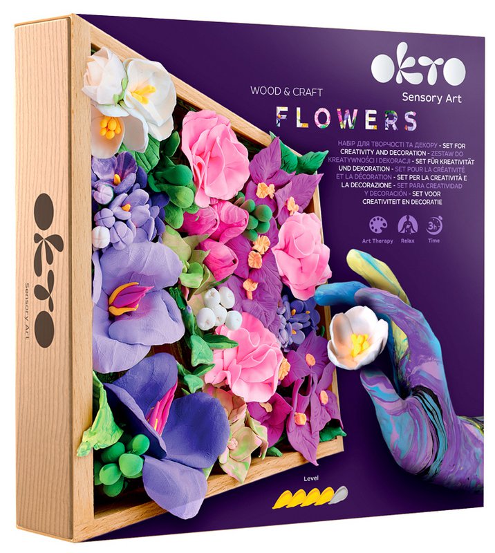 Okto Sensory Art Wood And Craft - Flowers - Inspiration