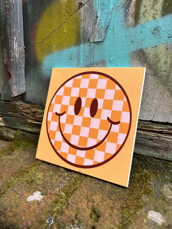 Forex Płytka 10x10cm - Smiley Oranje - %23101030083