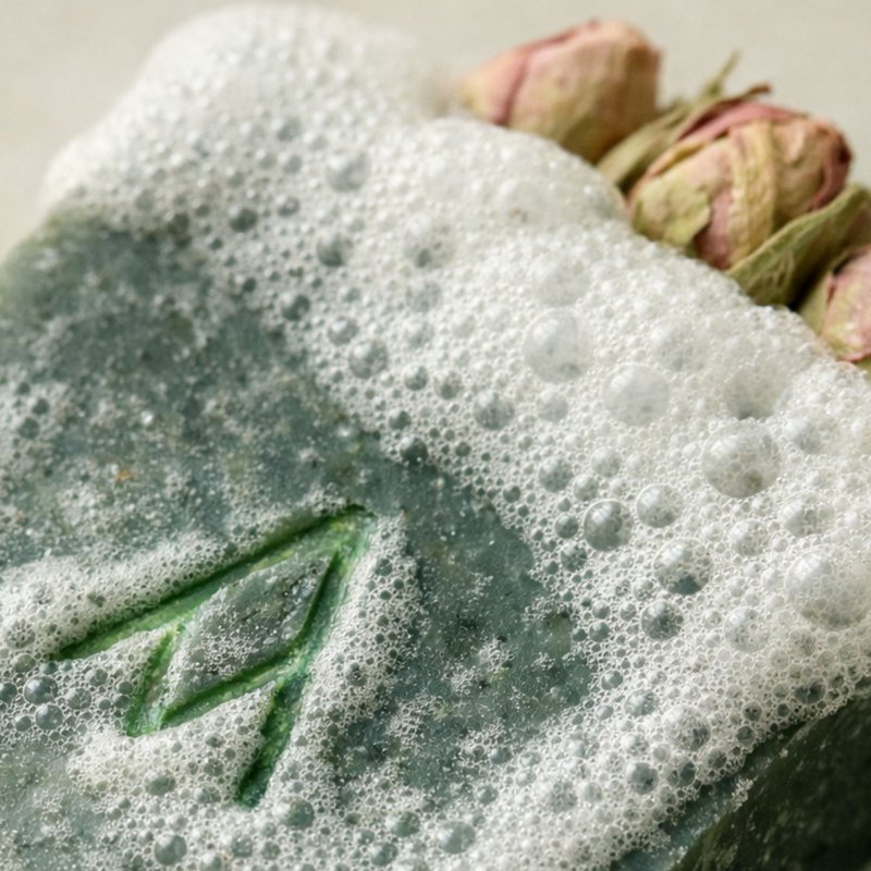SKIN DETOX NATURAL SOAP ROSE & CHARCOAL