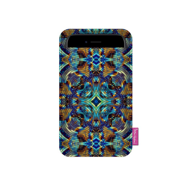Barcelona Smartphone Case In Grey Felt Bertoni
