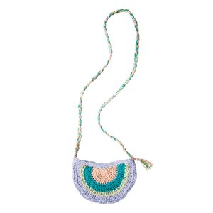 Raffia Bag Purple