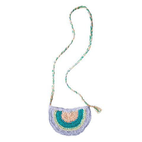 Raffia Tas Paars