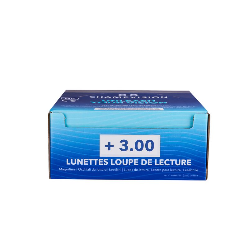 24 Lunettes Loupe de Lecture - +3.00