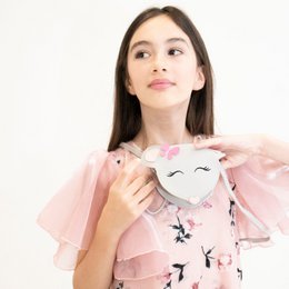 Sac bandoulière animal réglable pour enfant - Sumi la souris