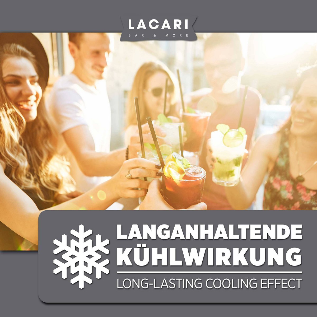 8er Edelstahl Eiswürfel Set | Für kühle Getränke ohne Verwässern