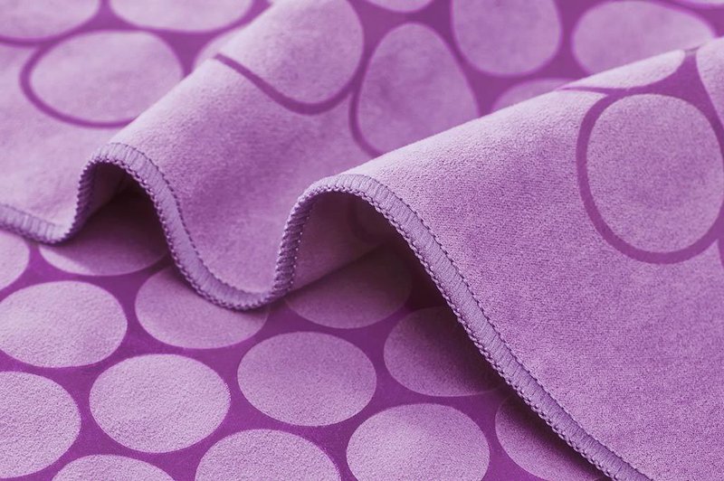 Gecko Touch Yoga håndklæde - Purple Rain