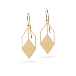 Øreringe "Pendulum Simple" | Bronze