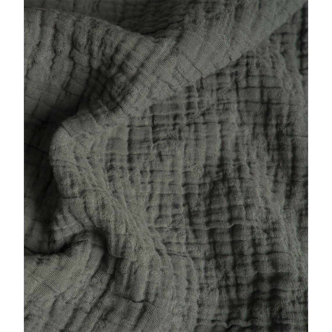 Cotton bathrobe Orion Solid Iceland moss