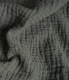 Cotton bathrobe Orion Solid Iceland moss