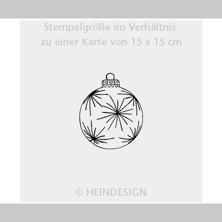 Stamp: Christmas bauble