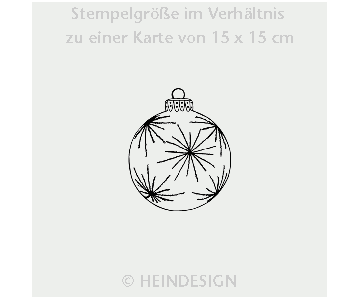 Stempel: Julekugle
